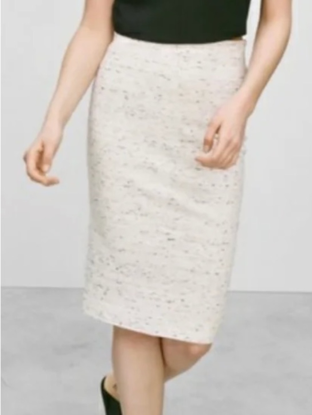 Aritzia Wilfred Lis Pencil Skirt Heather Gray